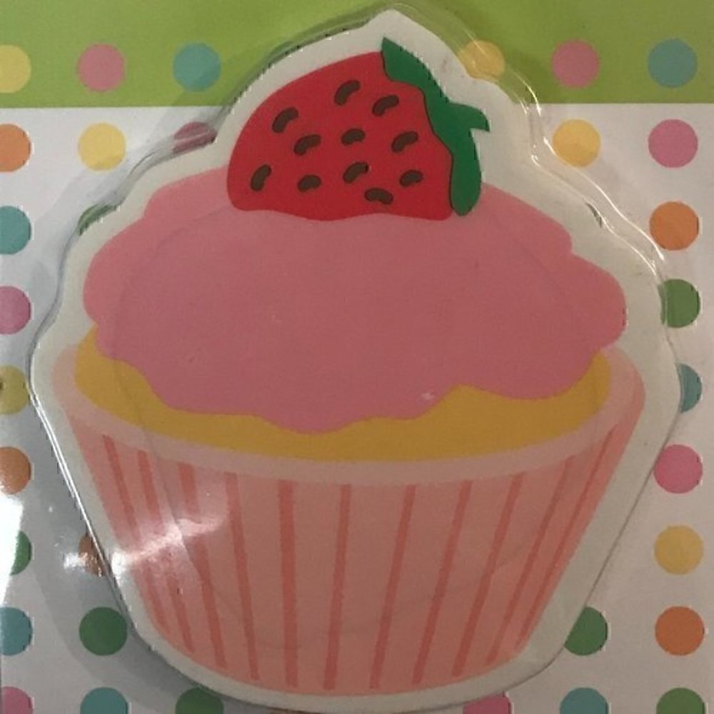 🎉 2/$10 DCI Jumbo "Cupcake Desert" Eraser - Picture 2 of 2